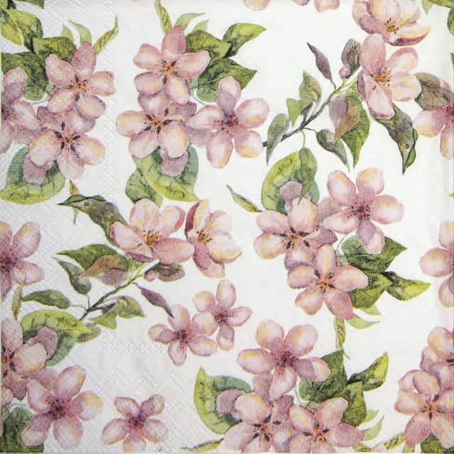 Paper Napkin - Cherry Blossom Rose
