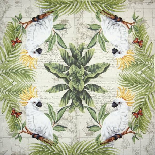 Paper Napkin - Cockatoo - Image 2