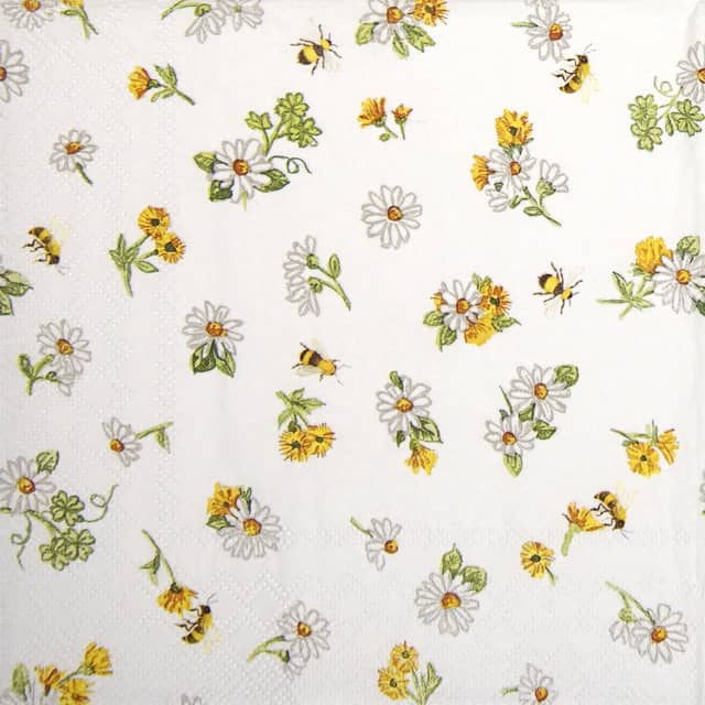 Cocktail Napkin - Daisy All Over