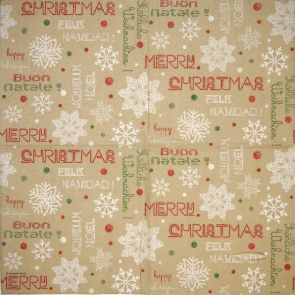 Paper Napkin - Joyeux Noel - Image 2