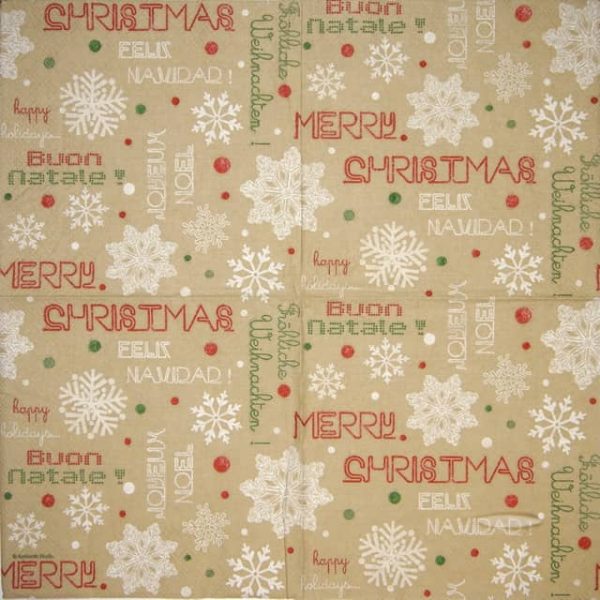 Lunch Napkins (20) - Joyeux Noel