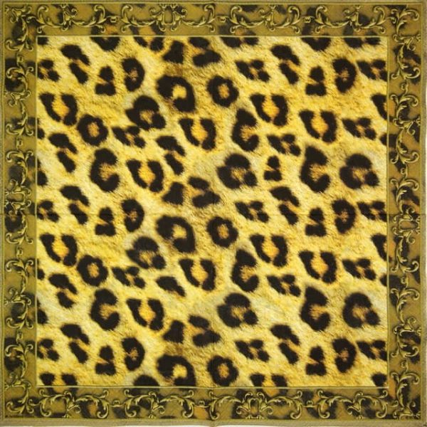 Paper Napkin - Leopard Ornament - Image 2