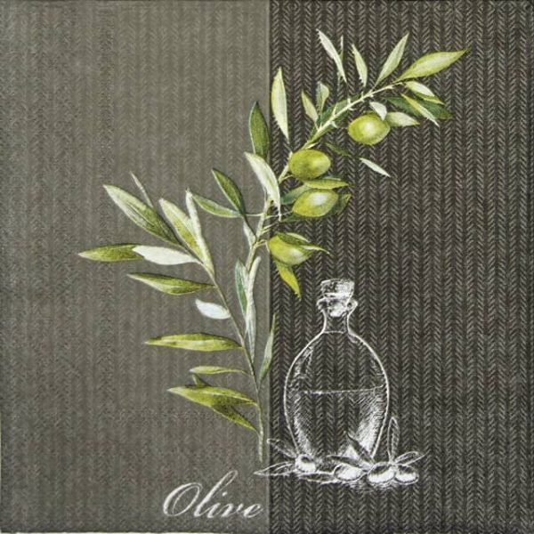 Cocktail Napkins (20) - Oil And Olives