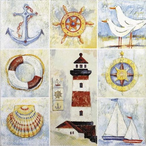 Lunch Napkins (20) - Seaside