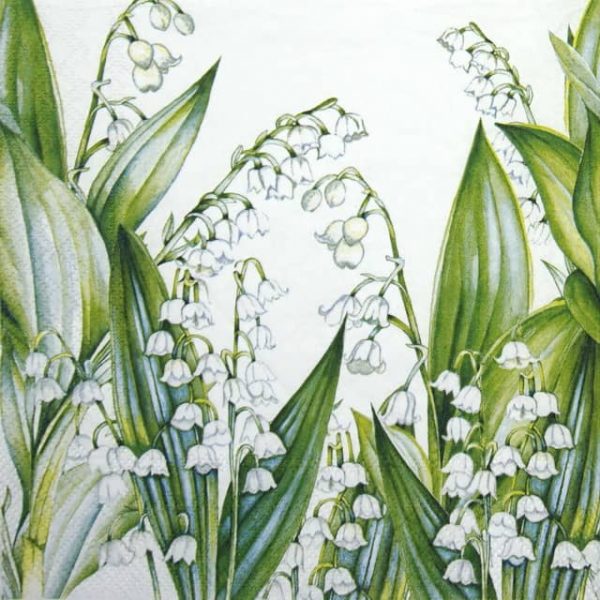 Single Paper Napkin - Sweet Lily