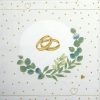 Paper Napkin - Wedding Branch White