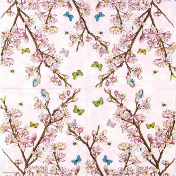 Paper Napkin - Blossom Rose - Image 2