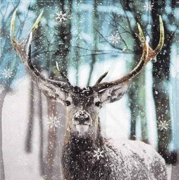 Paper Napkin - Deer Winter