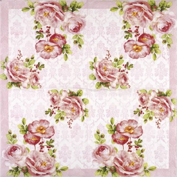 Paper Napkin - Floral Damask