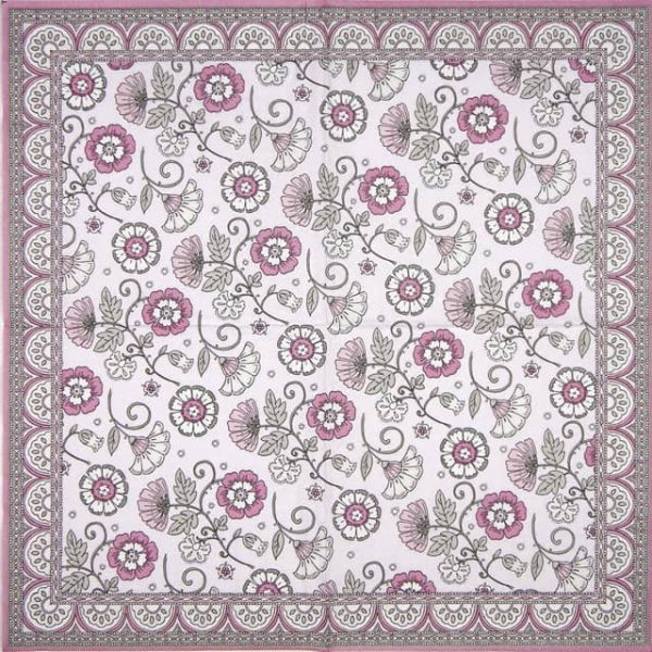 Paper Napkin - Kalamkari Pink