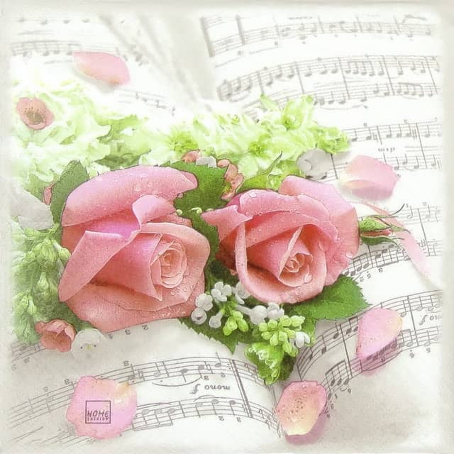 Paper Napkin - Flower Symphony