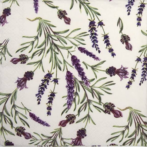 Paper Napkin - Lavender Twigs