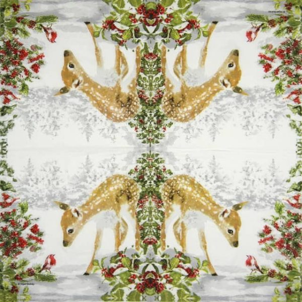 Lunch Napkins (20) - Nigel Quiney: Bambi