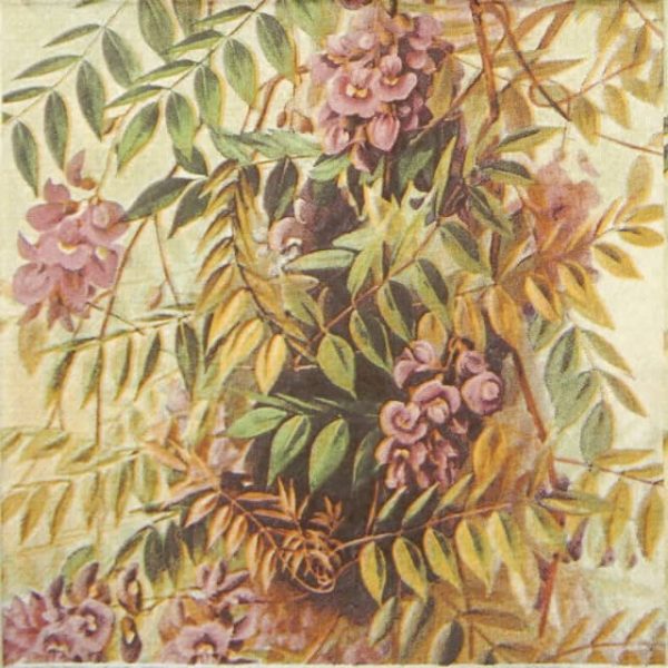 Cocktail Napkins - Pink autumn motive (25 pieces)