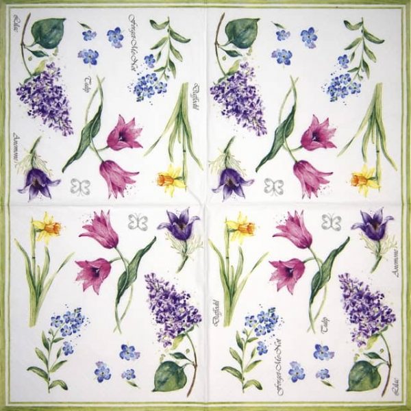 Lunch Napkins (20) - Collezione Floreale Primavera - Image 2