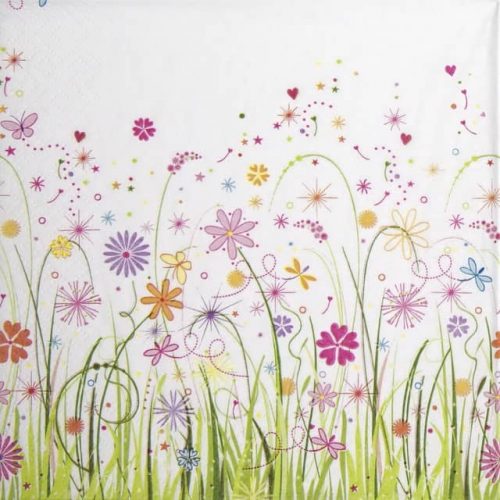 Paper Napkin - Enchanted Floral Meadow
