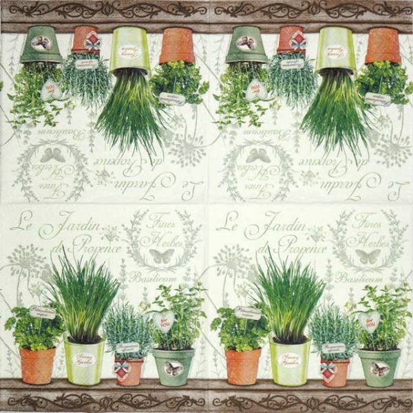 Lunch Napkins (20) - Le Jardin - Image 2