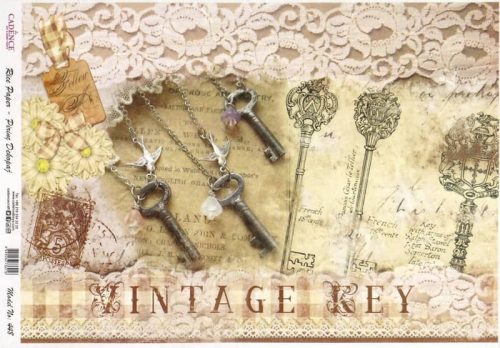 Rice Paper - Vintage Keys