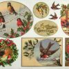 Rice Paper - Christmas Greeting Birds