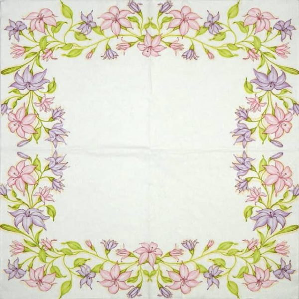 Paper Napkin - Bindweed Frame