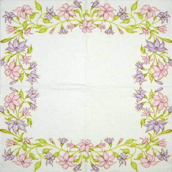 Paper Napkin - Bindweed Frame - Image 2