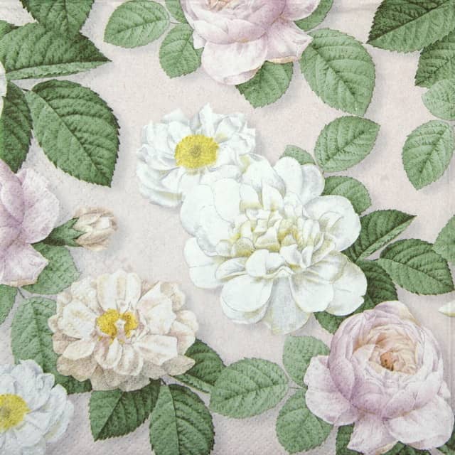 Paper Napkin - La Rosa rose