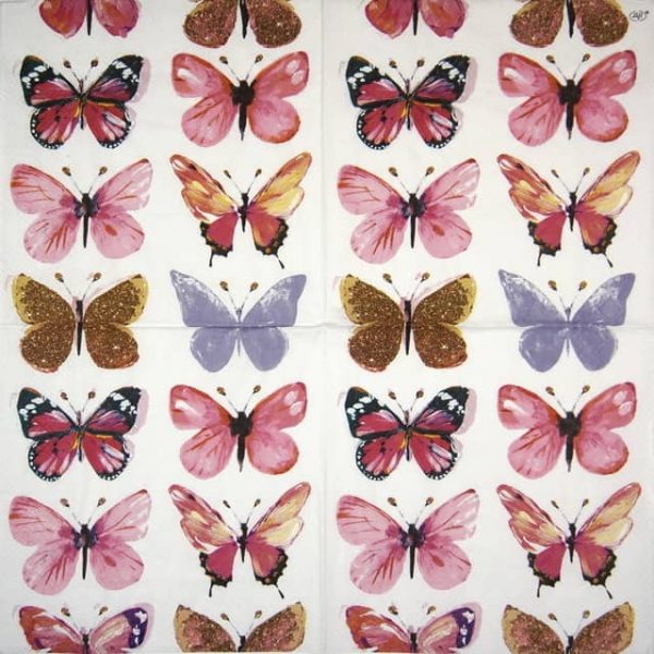 Paper Napkin - Nathalie pink