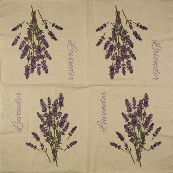 Paper Napkin - We Care Lavender for You