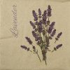 Paper Napkin - We Care Lavender for You