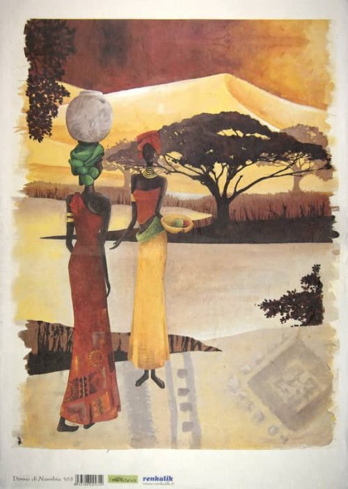 Rice Paper - Donne di Namibia 35x50cm