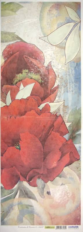 Rice Paper - Fantasia di Peonie 2 25x70cm