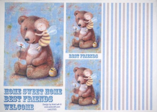 Rice Paper - Best Friend Teddy