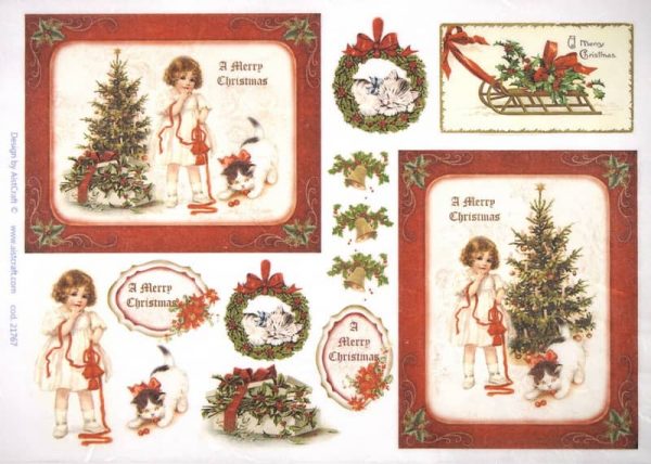Rice Paper - Christmas cards