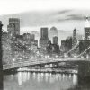 Stamperia A4 Decoupage Rice Paper - New York by night - DFSA4021