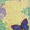 Stamperia A4 Decoupage Rice Paper - Letters and Butterly- DFSA4023