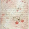 Rice Paper - Red Green Rose Garden