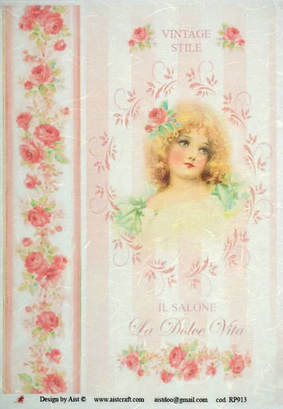 Rice Paper - Vintage Stile Girl