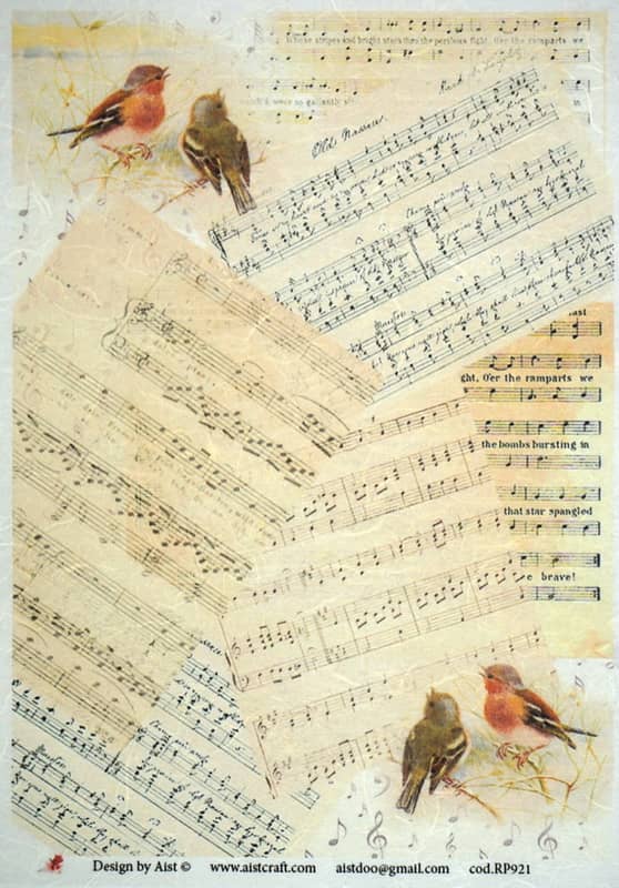 Rice Paper - Singing Birds
