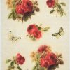 Rice Paper - Vintage Red Roses-