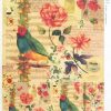 Rice Paper - Colorful Bird Flower 2