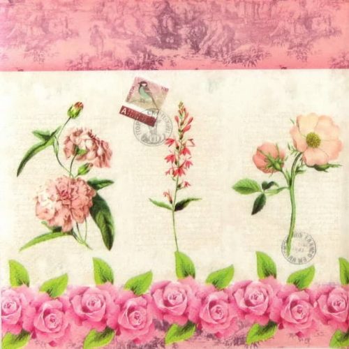 Paper Napkin - French Roses