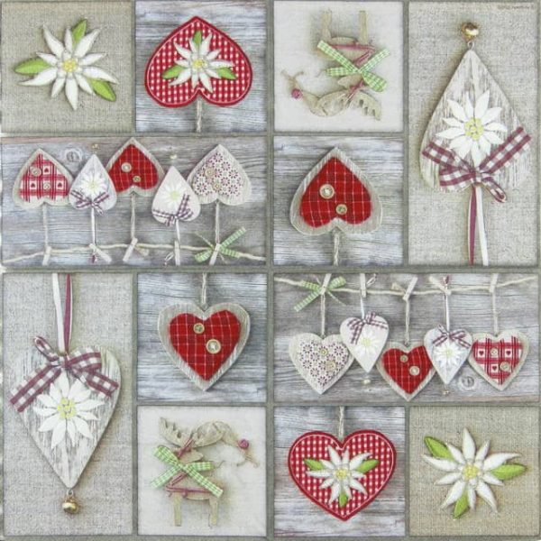 Paper Napkin - Edelweiss Decorations - Image 2