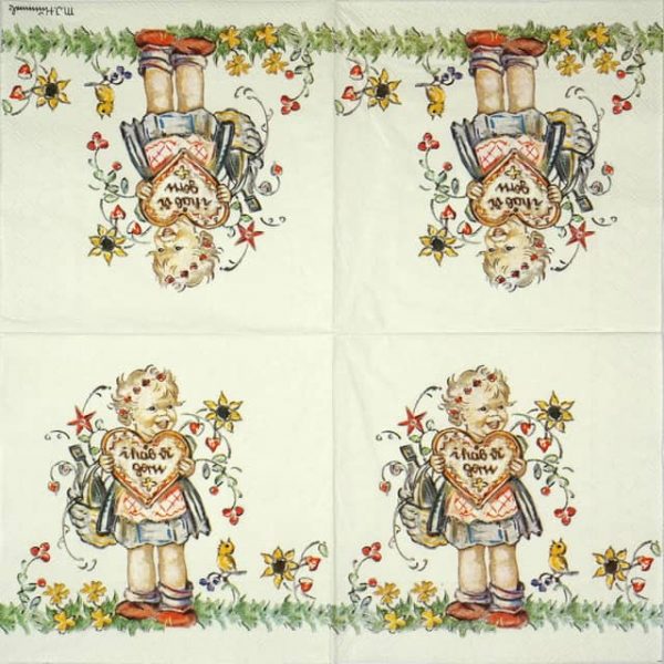 Lunch Napkins (20) - Valentine  Gift