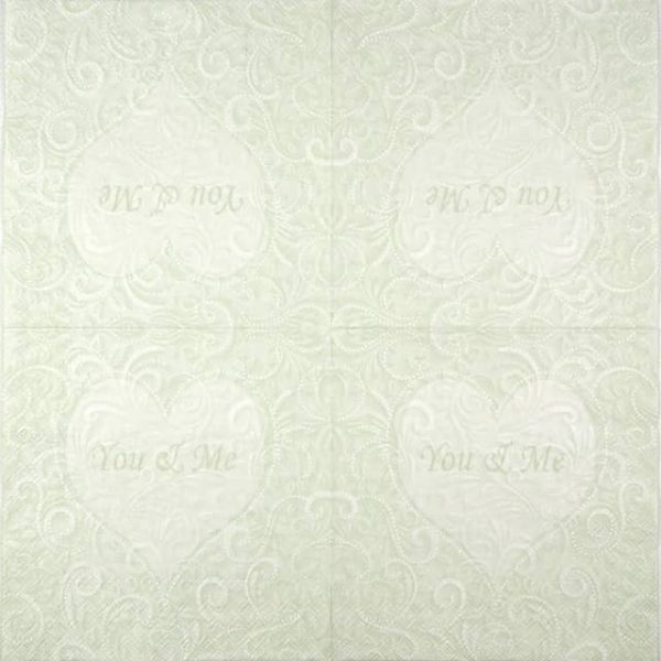 Paper Napkin - You & Me Light Green