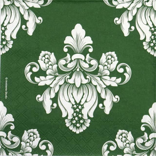 Paper Napkin - Barok Green