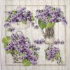 Lunch Napkins (20) - Purple Bouquets