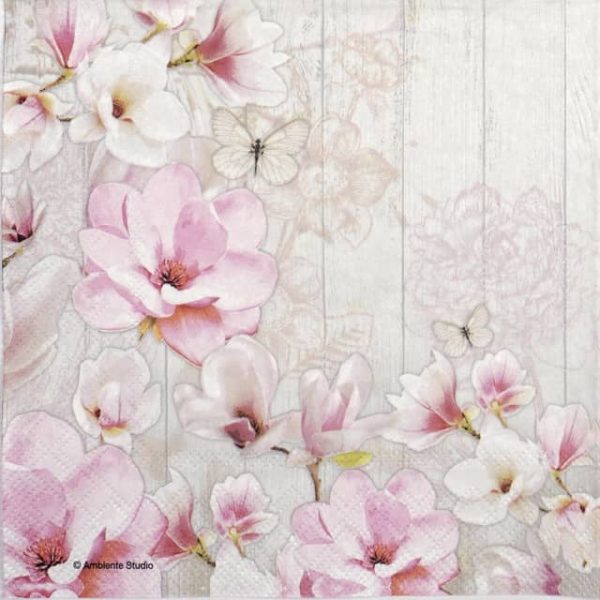 Cocktail Napkins (20) - Magnolia Garden