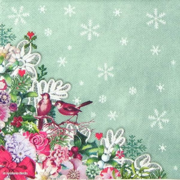 Paper Napkins - Embroidery (20 pieces)