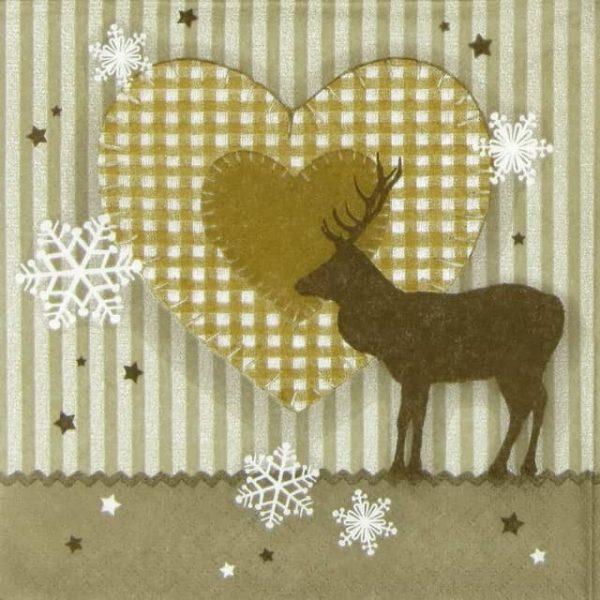 Lunch Napkins (20) - Christmas Patchwork