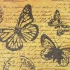 Rice Paper - Butterly with Words Stamperia DFSA4120